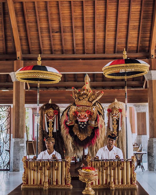 Rindik is a Balinese traditional music instrument