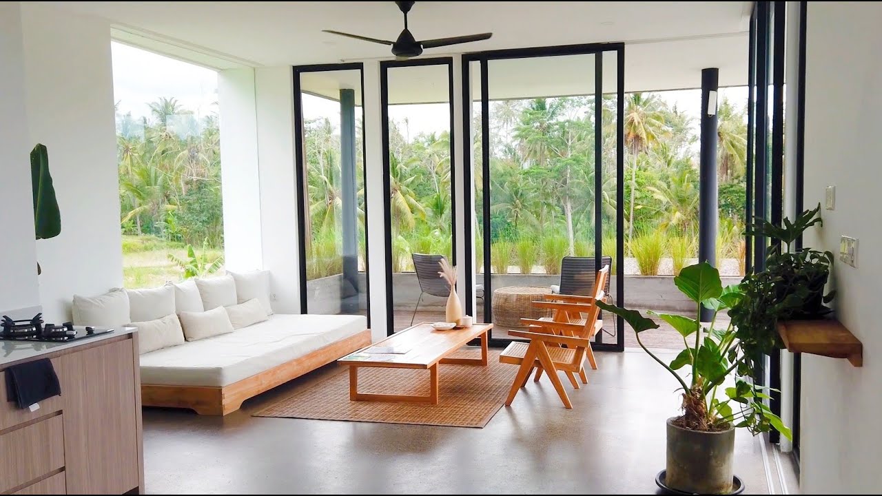 [4K] The modern and cozy pool villa in Ubud│Bali, Indonesia