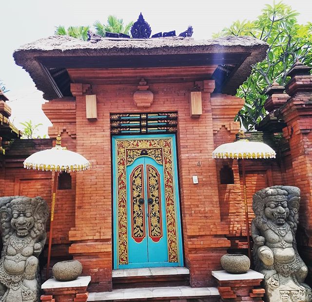 Balinese homes know how to make an entrance.