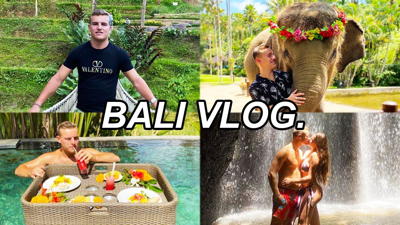 BALI TRAVEL VLOG! WE GOT ENGAGED! Bali Swing, Waterfalls, Elephants, Rice terraces!