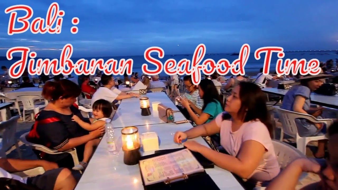 Jimbaran Beach : Seafood Restaurant Ganesha Cafe , Bali, Indonesia 🇮🇩