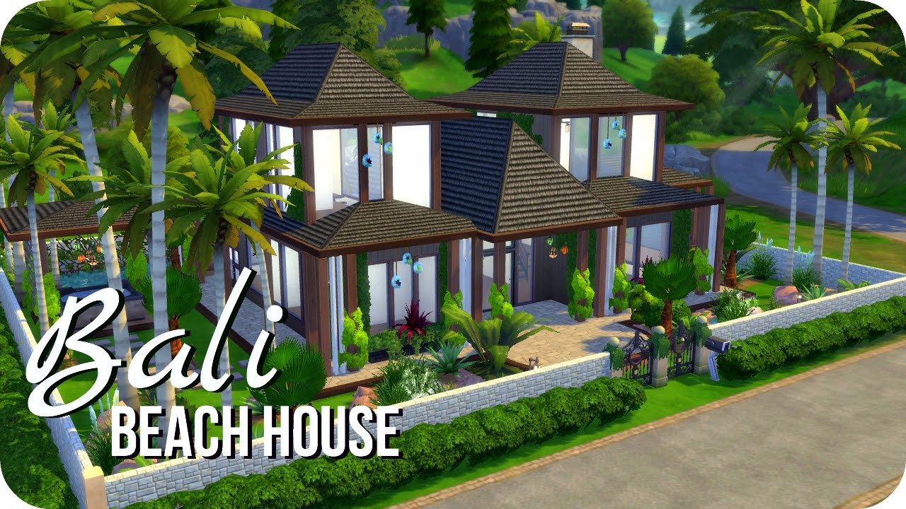 Sims 4 House Building | Bali Beach House | Collab w/ Thomas TV