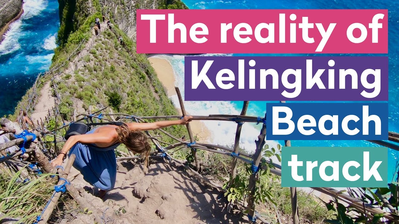 The reality of Kelingking Beach track | Bali Travel Vlog