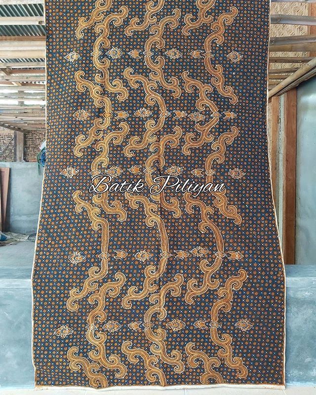 Batik Tulis Warna Sintetis motif Klasik Truntum Sri Kuncoro .