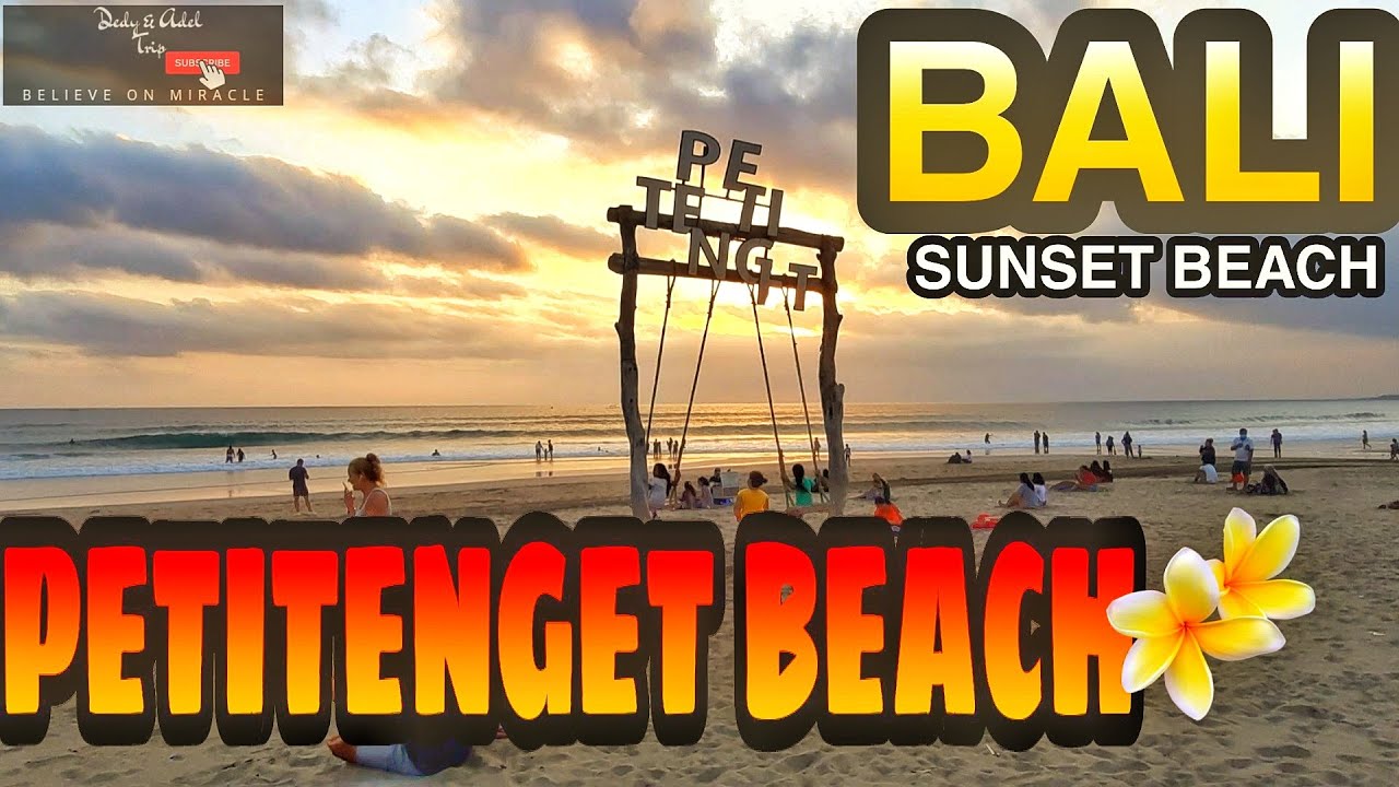 Bali New Normal : Amazing Sunset View at Petitenget Beach Bali