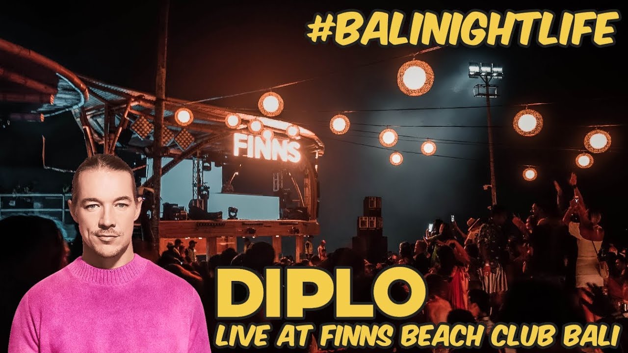 DIPLO at FINNS BEACH CLUB BALI | BALI NIGHTLIFE