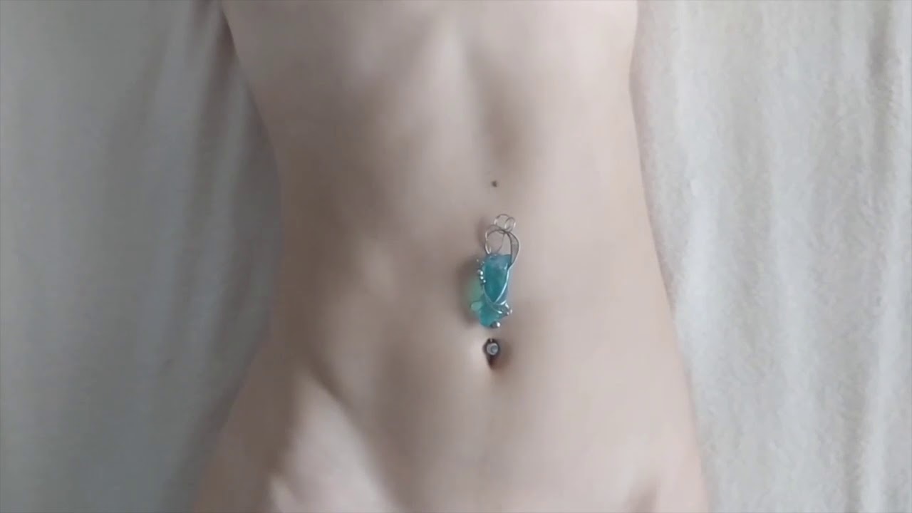 Sensual hypnotic belly dance with jewelry